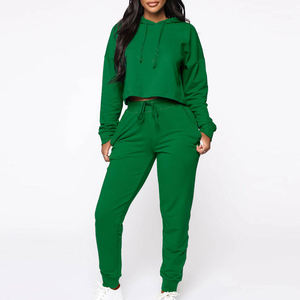 Sweat à fermeture éclair personnalisé Sweats à capuche pour femmes Crop Top Sweat à capuche zippé Veste en coton Sweat à capuche pour femme - Product Image 5