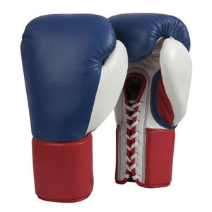 Gants de boxe MMA en cuir PU en cuir authentique officiel-Entraînement de fitness pour hommes/femmes pour la fermeture du pouce - Product Image 5