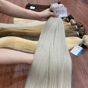 Extensiones Remy de trama recta superdibujada doble Natural de Vietnam 100%, paquete humano de alta calidad, precio al por mayor de fábrica, todo - Product Image 6