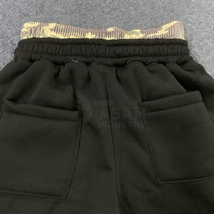 <b>Men</b>’s Double Waist Shorts Comfortable <b>Stretchy</b> Gym Workout Running Fitness Wear Double Waist Shorts - Product Image 4