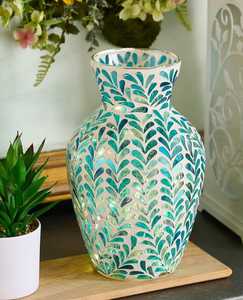 Moderno mosaico hecho a mano forma personalizada florero boda centro de mesa Ins estilo flor florero decorativo para la decoración de la Mesa de la habitación del hogar - Product Image 6