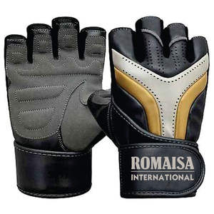 Guantes Deportivos de Poliéster Personalizados con Medio Dedo y Cierre de Cordones para Hombres y Mujeres, Soporte para Muñeca para Levantamiento de Pesas y Uso en el Gimnasio - Product Image 2