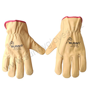 Gants de travail à usage général pour hommes, soudage de sécurité, construction, pilote de travail en cuir, gants à main pour hommes - Product Image 5