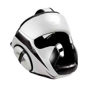 Protector de Cabeza para Boxeo, Casco Protector para Adultos Unisex, Material EVA, Diseño Panelado Azul y Negro, Cierre de Velcro - Product Image 3