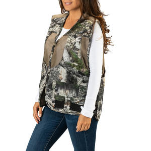Vestes de camouflage personnalisées avec logo, coupe-vent, chaudes, uniformes tactiques d'extérieur, fermeture éclair, veste de chasse camouflage, doublure en polaire sans manches - Product Image 5