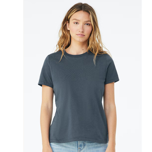 Camiseta en blanco para mujer, Camiseta lisa de algodón para mujer, camisetas personalizadas de algodón de rayón, camiseta de poliéster de mezcla triple - Product Image 1