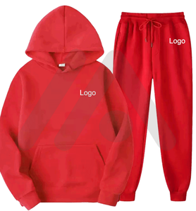 Sweat-shirt à capuche décontracté coupe ample la mieux notée pour homme, pantalon, tissu tricoté à motifs unis, logo personnalisé, fabriqué en automne - Product Image 1