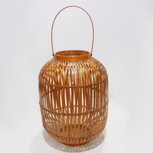 Linterna de bambú para mesa y decoración del hogar | Diseño costero creativo de Artex Dong Thap OEM Vietnam Factory - Product Image 1