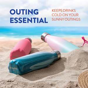 Borraccia Termica in Acciaio Inox a Triplo Isolamento, Design Moderno, Set da 2, con Indicatore LED della Temperatura per Viaggi - Product Image 3