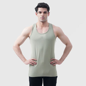 Gran oferta, nuevo estilo, ropa deportiva de talla grande 3XL, camisetas sin mangas para hombre, camiseta sin mangas personalizada para gimnasio, tela de secado rápido para correr - Product Image 3