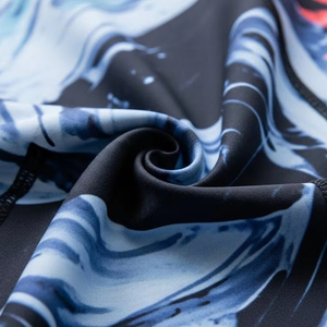 Haut de compression en tissu extensible à séchage rapide pour adultes, imprimé numérique, rash guard, surf, natation, vêtements de sport, entraînement - Product Image 3