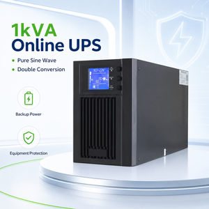 Alimentation sans interruption (ASI) en ligne 1 kVA à onde sinusoïdale pure, double conversion, pour la protection des serveurs, ordinateurs et équipements réseau de bureau - Product Image 1
