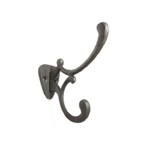 Gancho de pared de hierro fundido de calidad superior Diseño de tendencia Sombrero de color negro y gancho de ropa para proveedor mayorista - Product Image 4