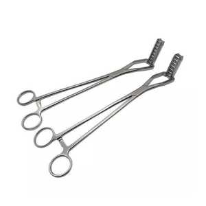 Fórceps de sutura de nudo de alta calidad, 8 dientes y 9 dientes, instrumento quirúrgico laparoscópico ortopédico, acero inoxidable alemán aprobado por CE - Product Image 1