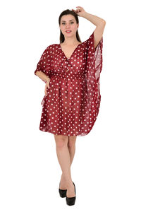 Prêt Navire Femmes Robe Courte Caftan Nouveau Confortable Formelle Bureau Travail Casual Été Plage Vacances Fête Porter Conception Imprimée - Product Image 3