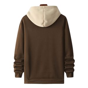 OEM pulls à capuche décontractés en coton avec col et cordon de serrage pour hommes sur mesure nouveau style streetwear décontracté long pull à capuche - Product Image 2