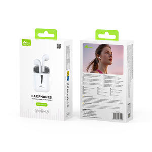 Audífonos Inalámbricos DIGITALOME WEP-03 BT Blancos Estilo Intraural con Micrófono Tipo C y Batería para Uso Doméstico y Teléfonos Móviles - Product Image 2