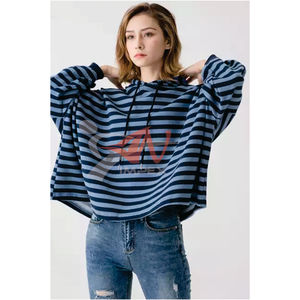 Sweat à capuche pour femme de haute qualité, imprimé avec un logo personnalisé, doublé, pour l'été, en tissu écologique - Product Image 3