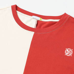 เสื้อยืดผู้ชายผ้าถักหลากสี100% สตรีทแวร์ผ้าคอตตอน - Product Image 5