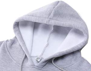 Sudadera con Capucha Corta de Invierno de Algodón 100% con Bordado Personalizado, Lentejuelas y Emblema, Cálida y Cómoda para Uso en Equipo - Product Image 2