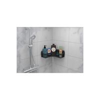 Étagère de salle de bain Banyor, design minimaliste, durable, en plastique écologique, organiseur d'étagère de douche, porte-shampooing, facile à installer
