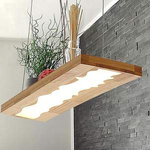 Modern Hanging <b>LED</b> Chandelier Wooden Resin Dimmable IP54 Waterproof Eco-Friendly Durable Button Control Height Adjustable <b>Light</b> - Product Image 5
