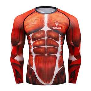 Top meilleure qualité à la mode rash guard à manches longues Compression rash guard pour hommes sublimé imprimé - Product Image 6