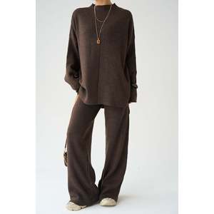 Coffee Melange <b>Knit</b> <b>Set</b> - Product Image 3
