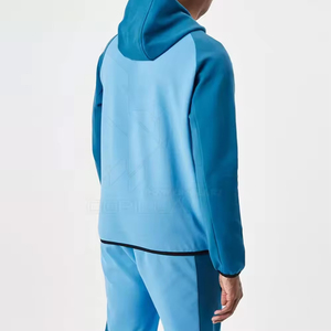 Chándales de hombre con logotipo personalizado de mejor estilo, conjuntos de Jogger de etiqueta privada, forro polar de algodón de punto para invierno, atuendo informal, venta de fábrica - Product Image 6