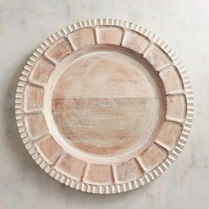 Assiette de service en bois de luxe moderne de haute qualité avec gravure, écologique, pour la maison, au prix de gros - Product Image 3