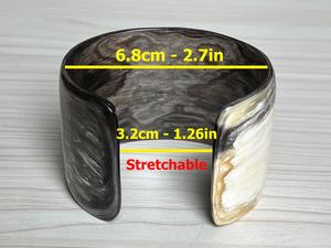 Buffalo Horn Natural <b>Bangles</b> Bracelet Crafting Buffalo Horn Hand Jewelry - Product Image 2
