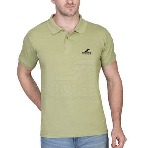 Haute qualité 100% coton hommes pour Polo T-Shirt impression personnalisée Anti-rides solide personnalisable marque Logo OEM pour Polo T Sh - Product Image 1