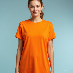 Camisetas Cargo de verano para mujer, camisetas holgadas con cuello redondo, manga corta, bolsillo frontal, secado rápido, transpirable, para correr, Fitness, ropa de calle - Product Image 5