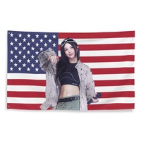 Bannière de drapeaux d'équipe de football en polyester double face de 3x5 pieds avec logo personnalisé Drapeau d'entreprise avec impression Drapeaux promotionnels Bannières