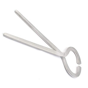 Probador de pezuñas de acero inoxidable hecho a medida, instrumento veterinario, herramientas de herrador, Salud de caballo ajustable duradera - Product Image 1