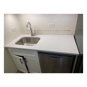 Bếp Pha Lê vỏ trắng thạch anh countertop - Product Image 1