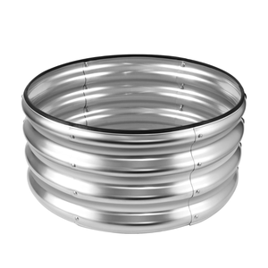 Custom Modern Round <b>Raised</b> Garden <b>Planter</b> Bed, Metal Corrugated <b>Planter</b> Garden Boxes High Quality For Garden, Decoration - Product Image 5