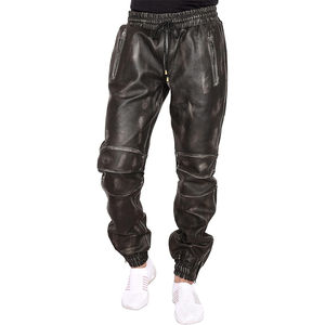 กางเกงจ็อกเกอร์หนังเทียมผู้ชายทรงสลิมฟิต สไตล์สตรีทแวร์ลำลอง ขายออนไลน์ - Product Image 6