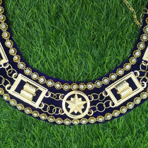 OES ORDEN DE LA ESTRELLA ORIENTAL COLLAR CADENA DE METAL CON JOYA - Product Image 6