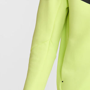 Urban Unisex Full-Zip Active Hoodie Chaqueta impermeable a prueba de viento Brazo de almacenamiento Bolsillo Bordado Apliques 100% Algodón para Jogging - Product Image 5