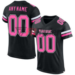 Uniforme de football américain unisexe avec logo personnalisé, vêtements de sport avec impression par sublimation, manches courtes, été - Product Image 1