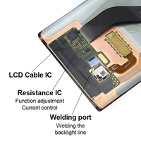 Prix d'usine, écran LCD d'origine pour Samsung Galaxy Note 10 Plus 5G, remplacement avec cadre, écran OLED