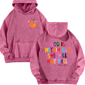 Sweat à capuche en coton confortable 100% pour un design classique unisexe avec col à capuche de techniques brodées en 3D - Product Image 3