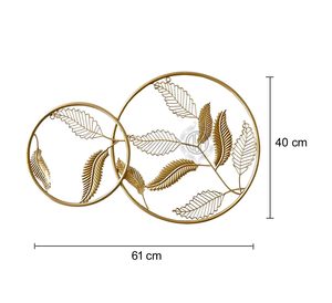 งานศิลปะตกแต่งผนังโลหะทำด้วยมือแบบพรีเมี่ยมที่สมบูรณ์แบบสำหรับการตกแต่งภายในบ้านร่วมสมัยที่หรูหรา - Product Image 3