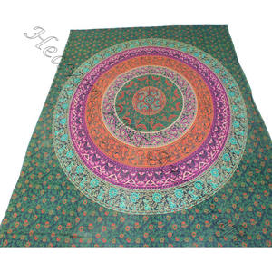 Tapiz de Mandala hecho a medida con impresión Digital colorida, tapiz de playa - Product Image 6