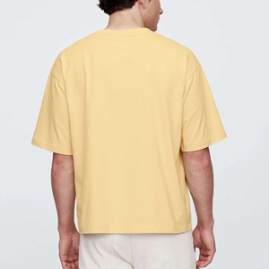T-shirts pour hommes en coton 100% tricoté, coupe ample, logo coloré, luxe, nouveau style, haute qualité, col rond, impression numérique - Product Image 5