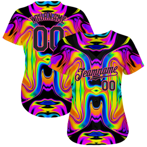 Wholesale Custom Breathable Soft Baseball Jerseys Colorful Printed Sublimation Casual Style Uniforms Hot Sale Softball Shirts - Product Image 2