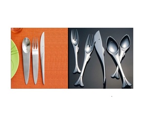 Prime Quality Stainless Steel Tableware Silver Plated Cutlery <b>Set</b> Elegant Metal <b>Flatware</b> <b>Set</b> Use for Hotel and Restaurant Decor - Product Image 6