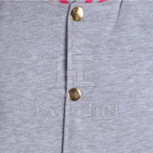Chaqueta Letterman de Hombre Estilo Urbano de Secado Rápido y Transpirable con Cuello Alto, Hecha de Poliéster/Algodón, Venta al por Mayor en Línea para Invierno - Product Image 5