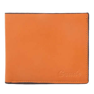 Unisex Foldable Portable Short Wallet-Brown Microfiber <b>Synthetic</b> <b>Leather</b> with Polyester Lining - Product Image 1